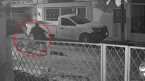 Joven que fue captado robando una motocicleta de una vivienda en la colonia Fidel Velázquez de Torreón.