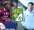 Díber Cambindo junto a Brian Colula quienes formarán parte de León para el Clausura 2026.