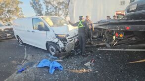 Este 18 de diciembre se registró una carambola en la autopista México-Puebla donde una persona resultó con graves heridad, luego de quedar prensada.