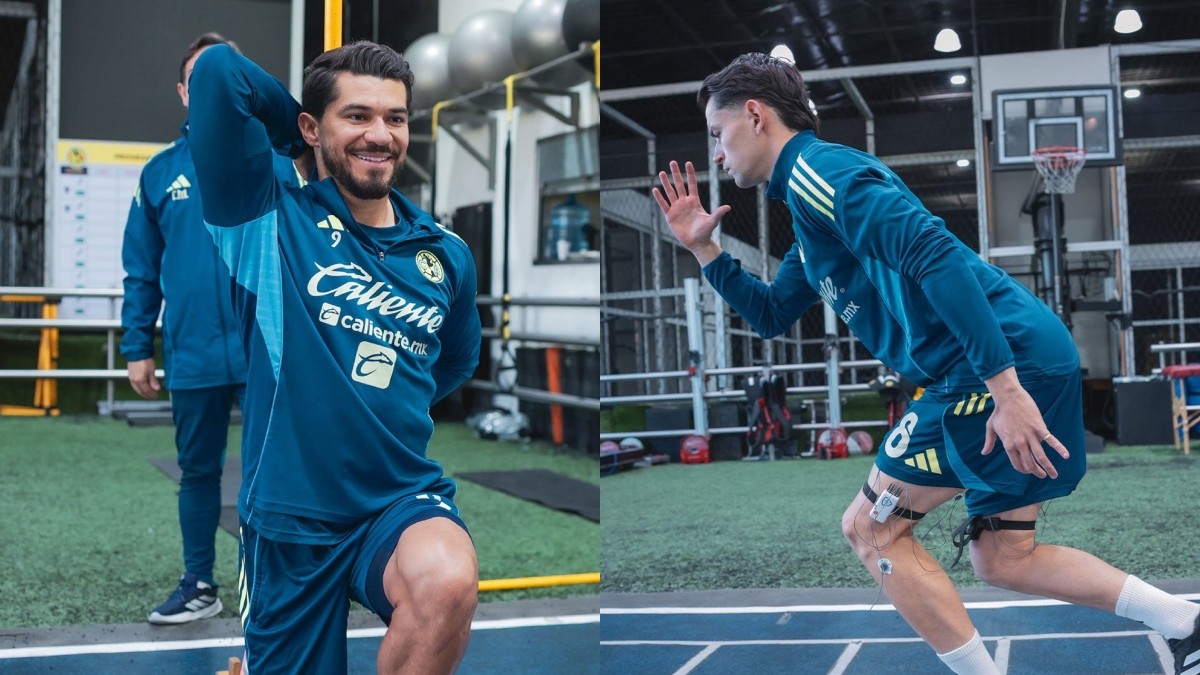 Henry Martín y Álvaro Fidalgo realizando pruebas medicas y físicas previo al Clausura 2026.