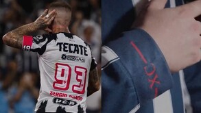 Jersey de Sergio Ramos en un video publicado por Rayados.