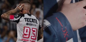 Jersey de Sergio Ramos en un video publicado por Rayados.