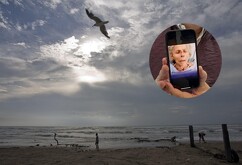 Imagen de la mujer abandonada siendo buscada por autoridades.