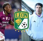 Díber Cambindo junto a Brian Colula quienes formarán parte de León para el Clausura 2026.
