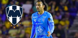 Daniel Aceves jugando para los tuzos de Pachuca, equipo al cual llegó desde pequeño para formarse en las categorías inferiores del club.