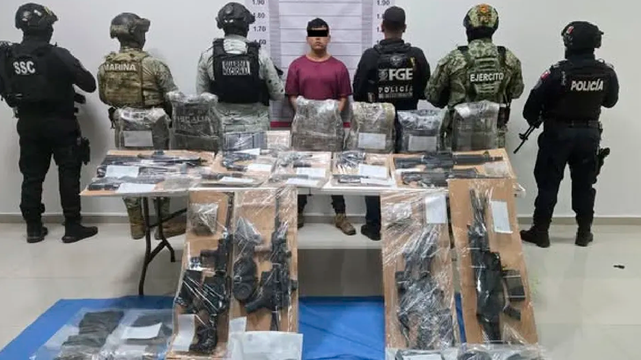 Miguel “N”, alias ‘Casilda’, identificado como jefe de plaza de la organización criminal Los Caborca, fue detenido en Felipe Carrillo Puerto, Quintana Roo.