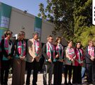 Autoridades organizadoras del Mundial 2026 en Guadalajara inaugurando el centro de voluntarios en la ciudad.