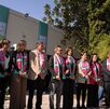 Autoridades organizadoras del Mundial 2026 en Guadalajara inaugurando el centro de voluntarios en la ciudad.