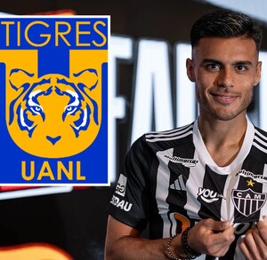 Fausto Vera con la camisa de Atlético Mineiro.