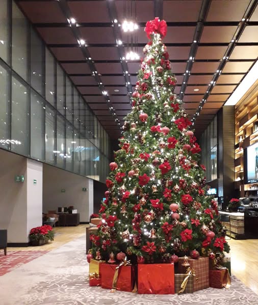 Hotel Hilton CdMx en Navidad