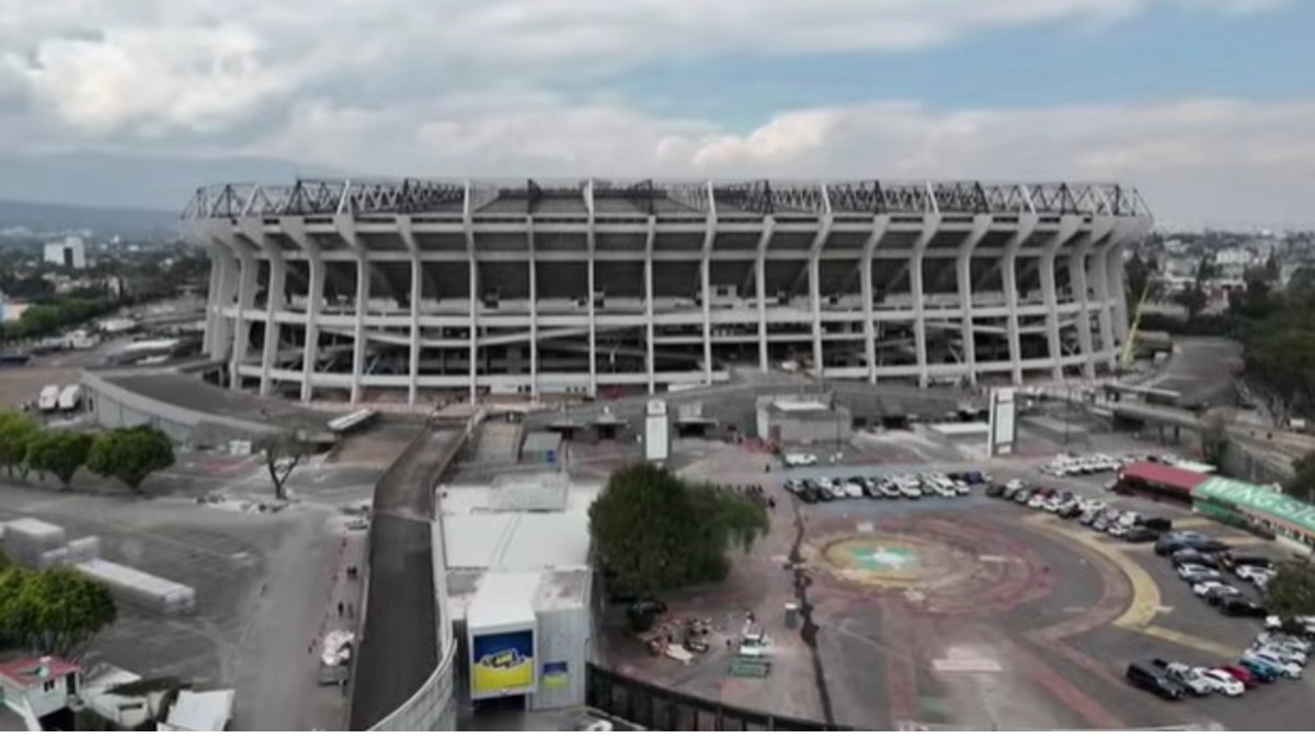 Estadio Banorte desde la parte de afuera.