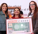 Presentación del billete de lotería conmemorativo del Mundial 2026.