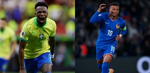 Vinícius y Mbappé podrían verse las caras en el amistoso Brasil vs Francia en 2026 / Cortesía