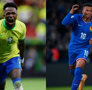 Vinícius y Mbappé podrían verse las caras en el amistoso Brasil vs Francia en 2026 / Cortesía
