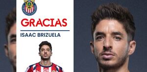 Chivas agradeció a Brizuela con un post en redes sociales.