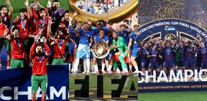 Marruecos campeón del Mundial sub 20, Chelsea campeón del Mundial de Clubes y PSG campeón de la Copa Intercontinental.