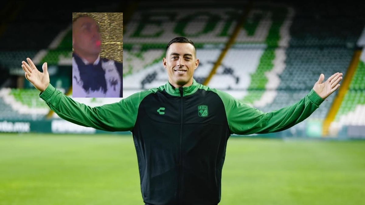 Rogelio Funes Mori en su presentación con el Club León para el Apertura 2025 en la Liga MX.
