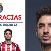 Chivas agradeció a Brizuela con un post en redes sociales.