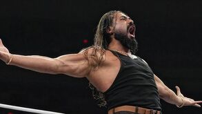 Andrade, durante su última presentación en AEW en 2025.