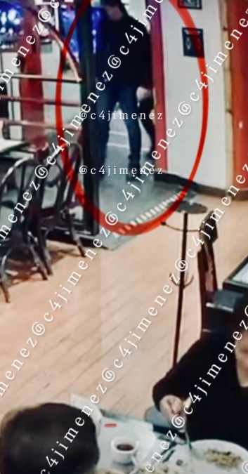 Foto del presunto sicario que mató a una persona dentro del restaurante Luau en Zona Rosa.