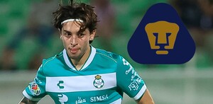 Jordan Carrillo en un partido vistiendo los colores de Santos Laguna en Liga MX.