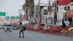 Obras de construcción del Sistema Vial Independencia-Abastos, donde se reabrirá un carril.