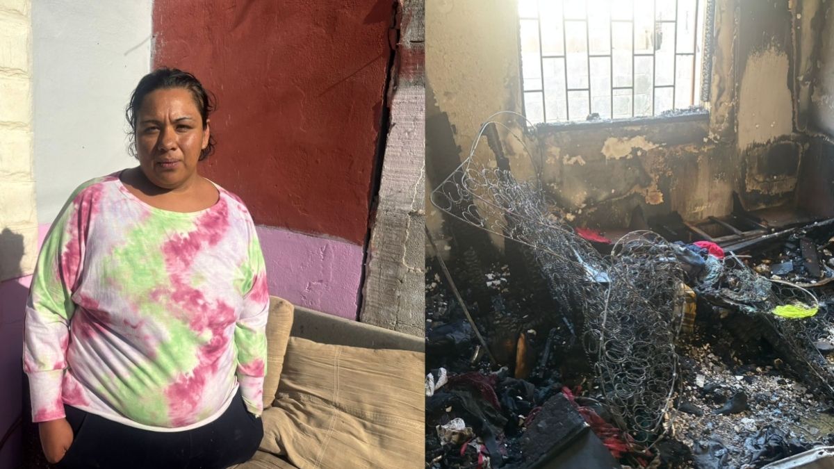 La mujer que salvó al hijo de morir en un terrible incendio en Nuevo Castillo