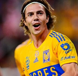 Sebastián Córdova festejando el gol de la Final ante Chivas en el Clausura 2023.