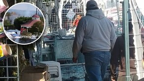 Bazar Navideño del Parque Bicentenario, lugar donde explotó un tanque de gas en Teoloyucan.