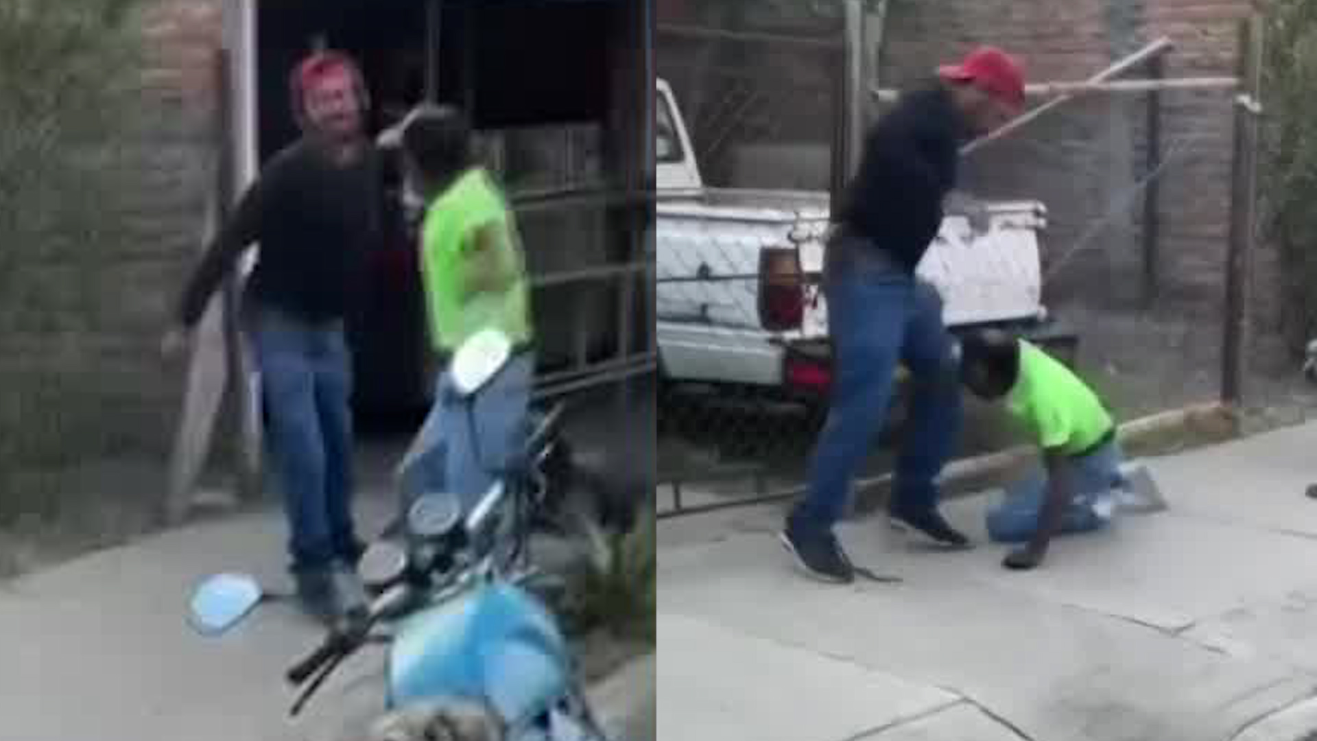 El señor Ricardo, un hombre en situación de calle, fue insultado y golpeado mientras otras personas se burlaban del ataque.