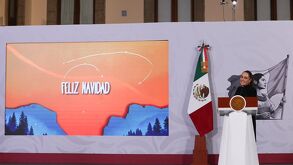 Claudia Sheinbaum desea feliz navidad a mexicanos