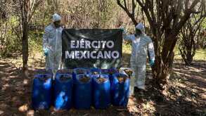 Personal del Ejército Mexicano en operativo.