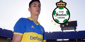 Ezequiel Bullaude durante su paso por Boca Juniors