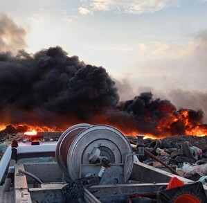 De acuerdo con la información actualizada por la unidad de bomberos de Cortazar, el incendio fue controlado alrededor de las 12 de la mañana de este martes