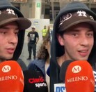 Jordan Carrillo en entrevista en el el AICM.