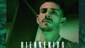 Lucas Di Yorio siendo anunciado por Santos