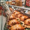Venta de pavos ahumados para navidad en supermercados
