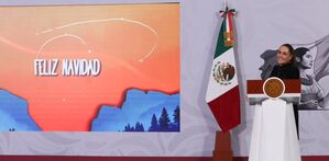 Claudia Sheinbaum desea feliz navidad a mexicanos