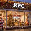 Tienda de KFC el 24 de diciembre en Navidad