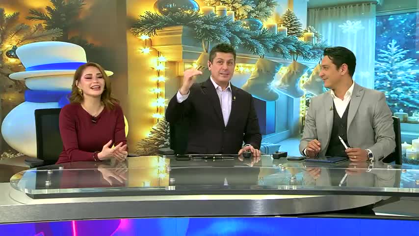 Programa conducido por Luis Carlos Ortiz, Erik Rocha y Sandra Sandoval, miércoles 24 de diciembre de 2025.