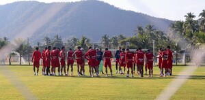 Chivas durante la pretemporada en la Isla Navidad.