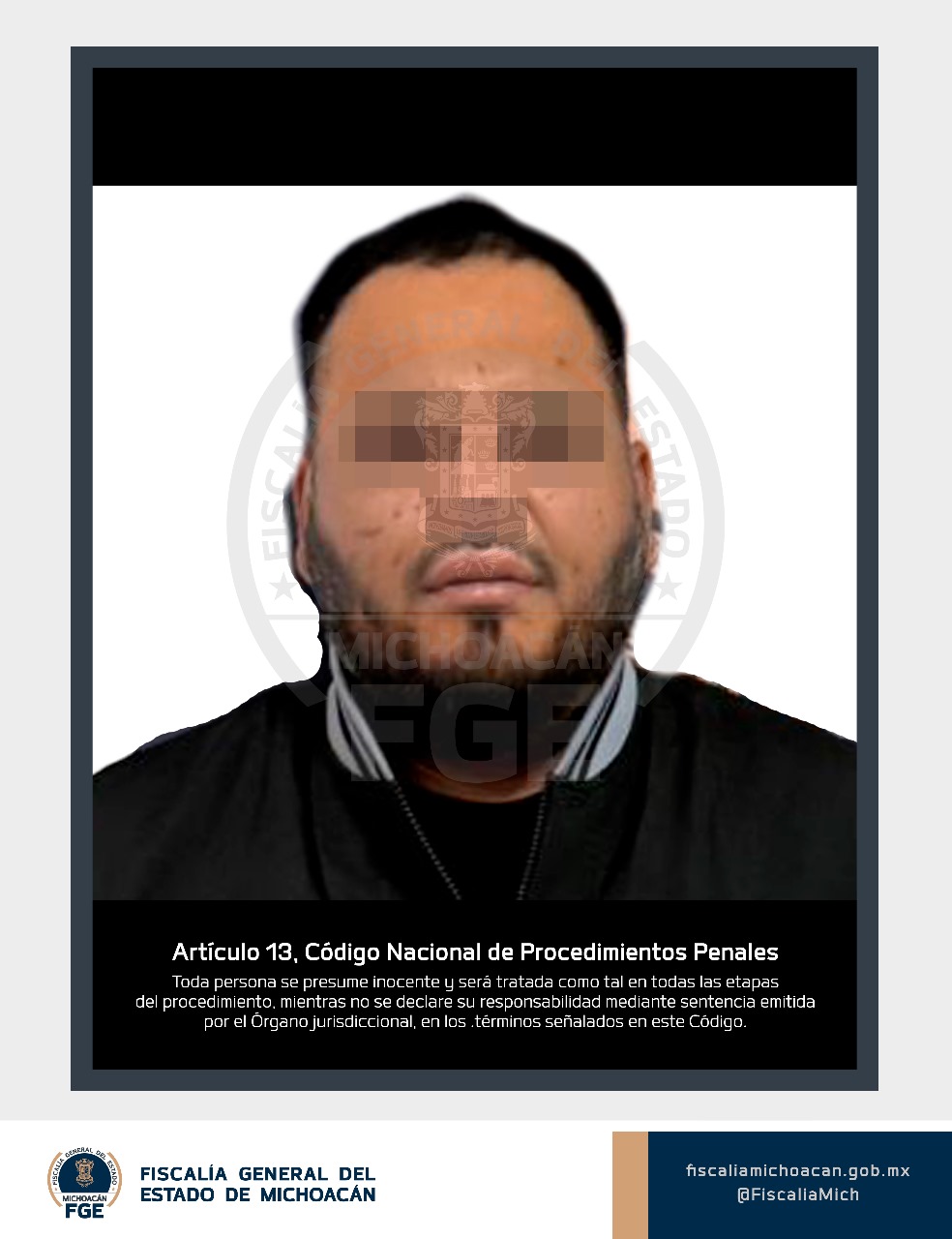 Sospecho de multihomicidio en Michoacán es detenido en San Luis Potosí.