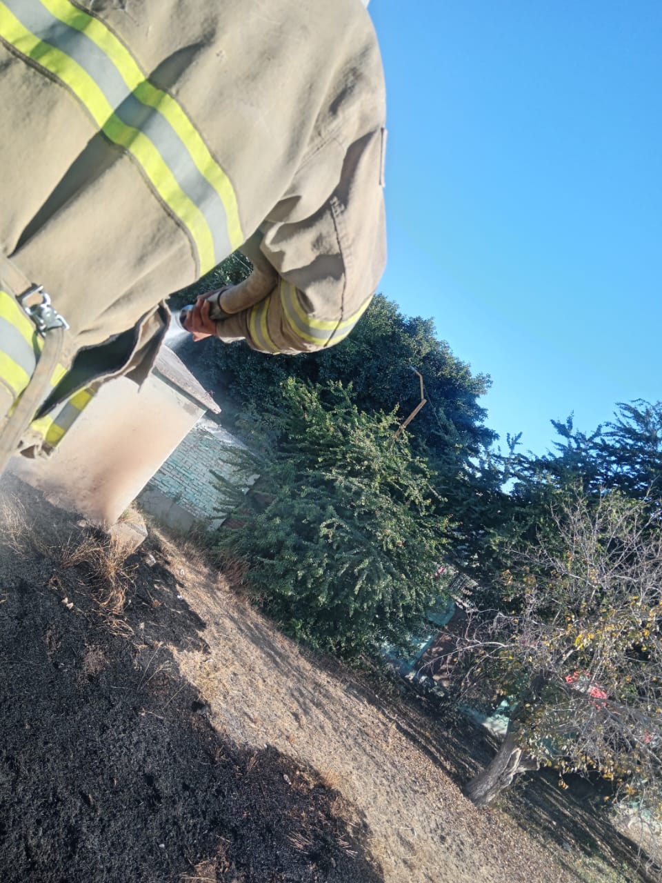 Pirotecnia provoca incendio en la escuela primaria Miguel López en Lerdo