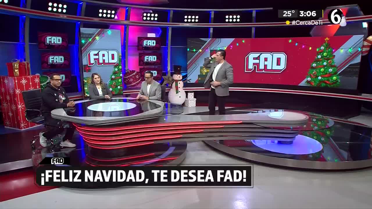 Programa Futbol al día, jueves 25 de diciembre de 2025.