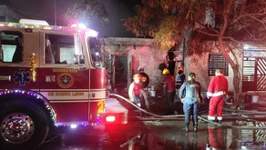 Como medida preventiva, dos viviendas aledañas fueron evacuadas