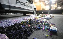 Artefáctos de pirotecnia asegurados