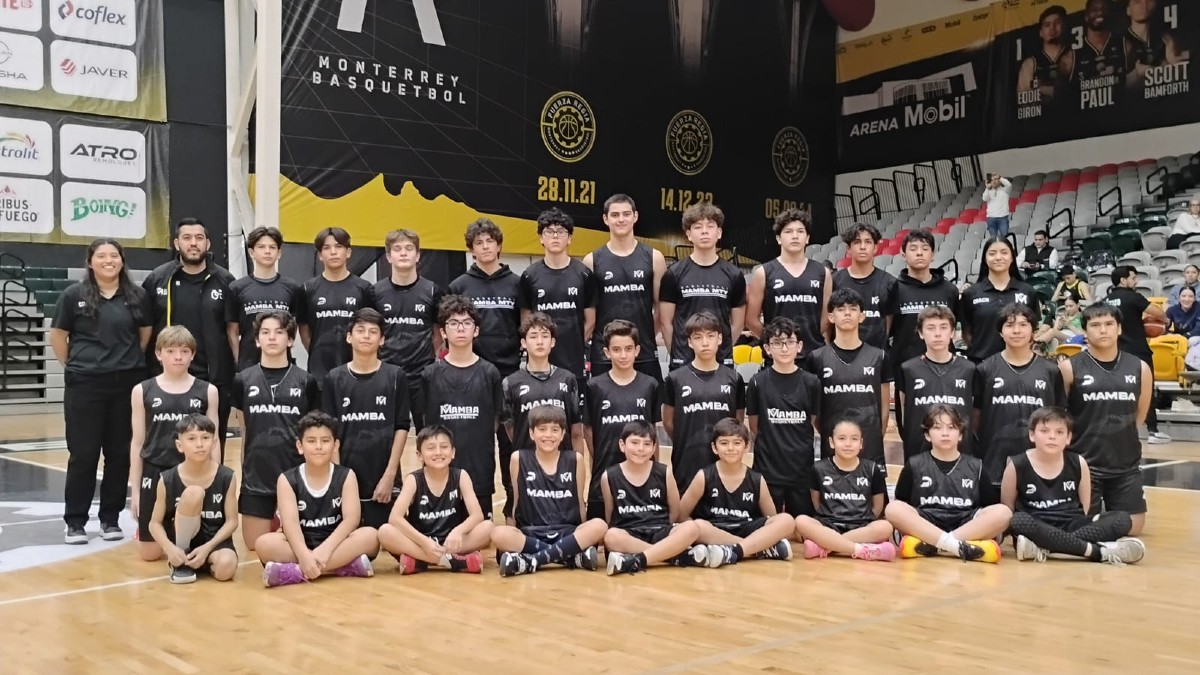 Equipo de Mamba Monterrey en la Copa Fuerza Regia.