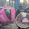Tras chocar contra una grúa de construcción, el taxista salió volando del parabrisas en la colonia Obrera.