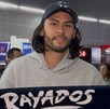 Daniel Aceves con el la indumentaria de Rayados.