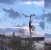 Hombre electrocutado en Juárez, Nuevo León.